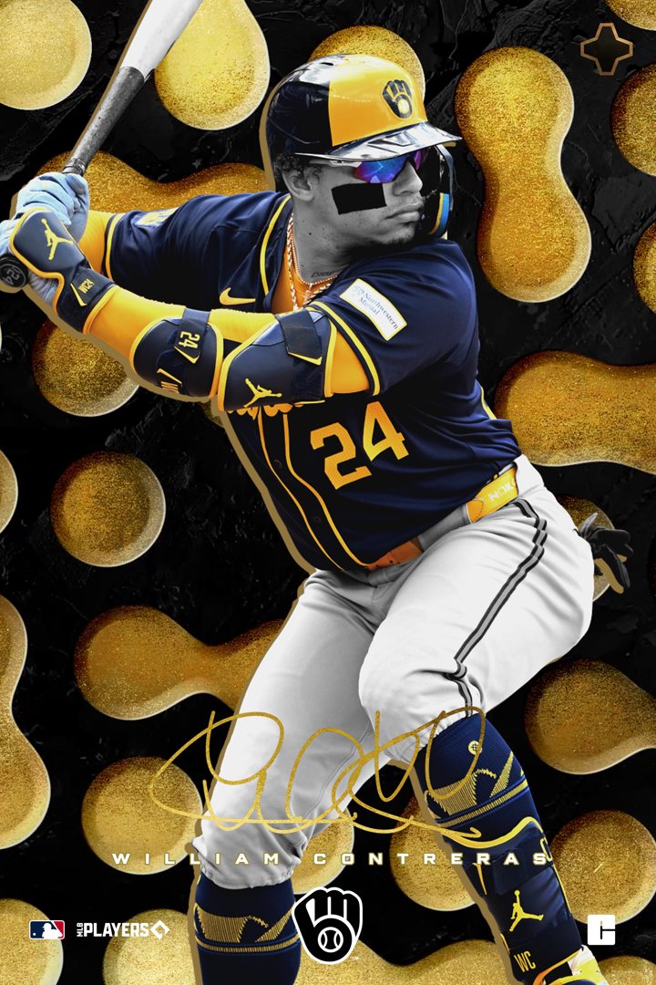 2025 MLB JERSEYS WILLIAM CONTRERAS サイン 2025 MLB JERSEYS WILLIAM