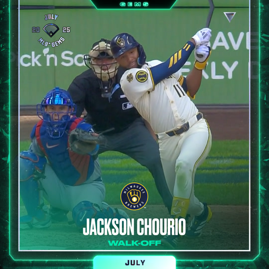 Jackson Chourio - Walk-Off