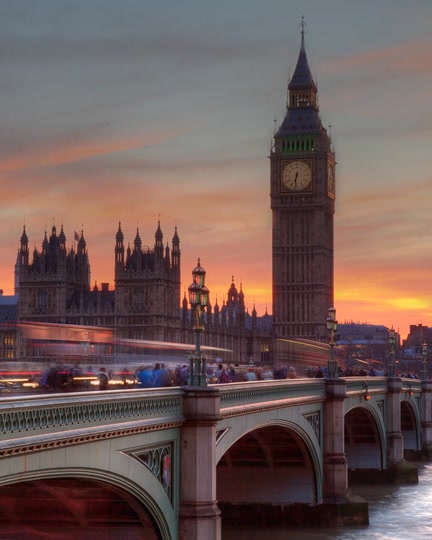 Sunset at Westminster