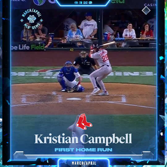 Kristian Campbell - First Home Run
