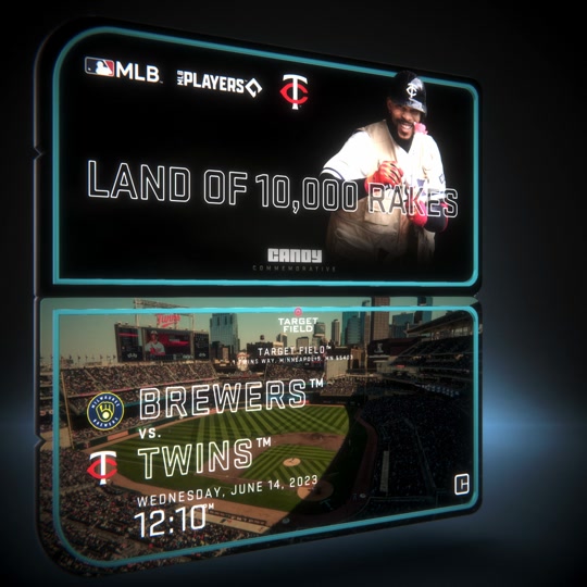 2023 Twins Land of 10,000 Rakes Ticket Collectible