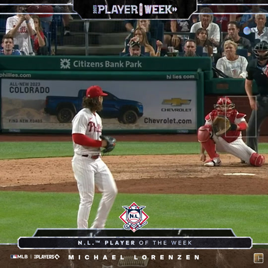 Michael Lorenzen - NL Player of the Week (August)