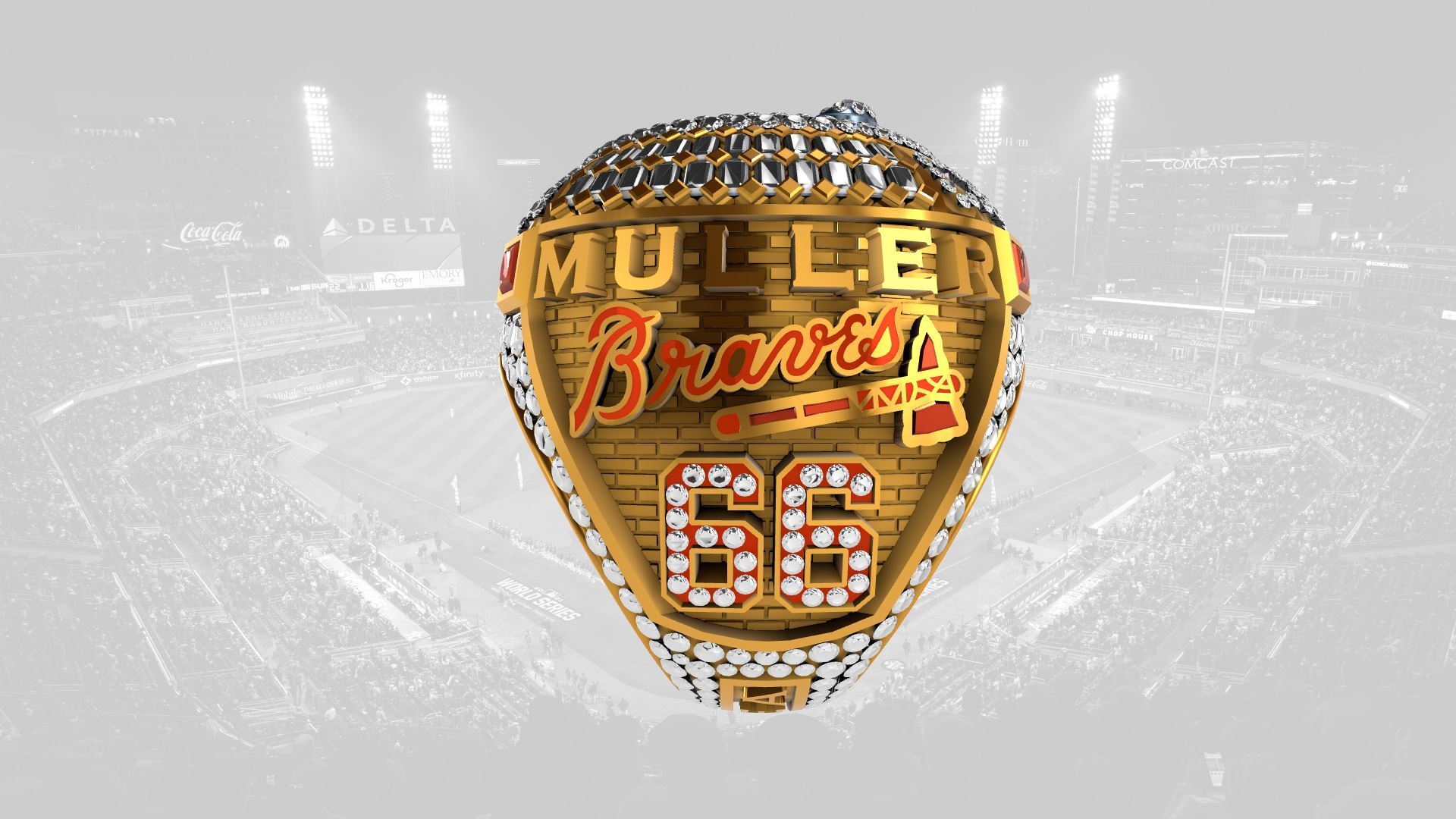 2021 Braves World Series Ring - Kyle Muller