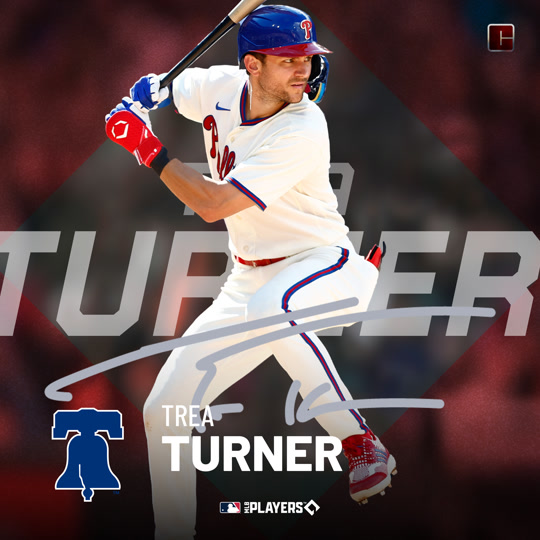 Trea Turner- Present Insert