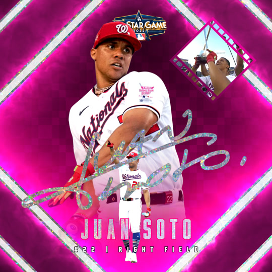 Juan Soto - Home Run Derby Kings Insert
