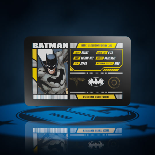 Batman - Justice League Membership Cards
