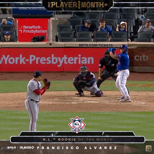 Francisco Alvarez - NL Rookie of the Month (July)