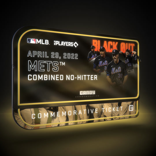 Mets Combined No-Hitter Night Digital Collectible