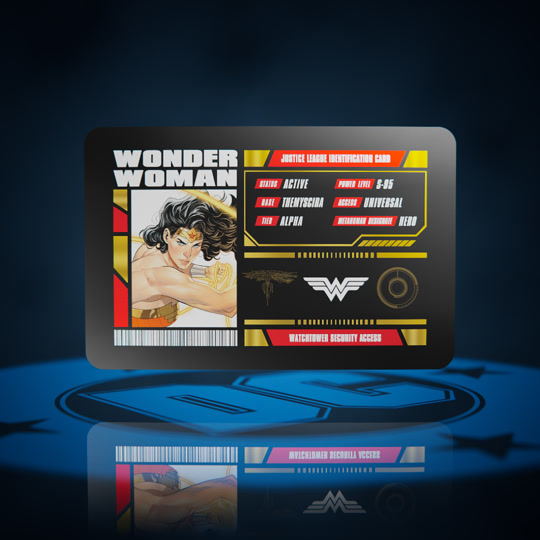 Wonder Woman - Justice League Membership Cards