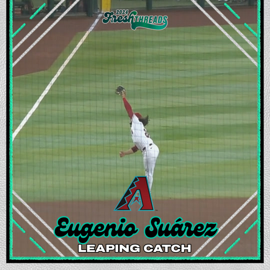 Eugenio Suarez - Leaping Catch