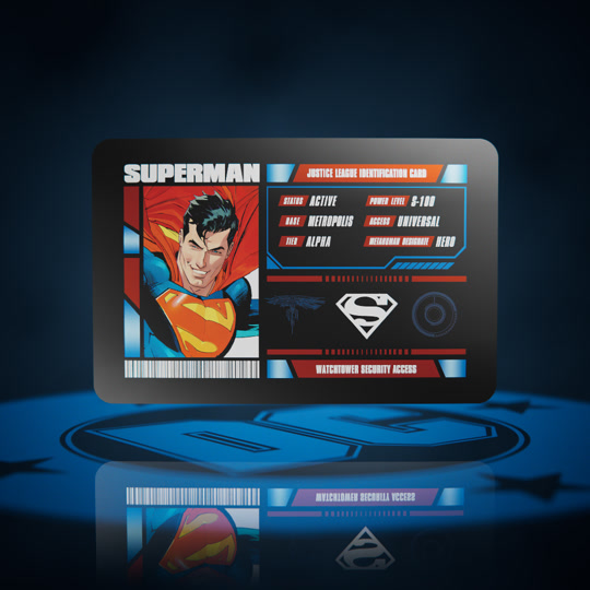 Superman - Justice League Membership Cards