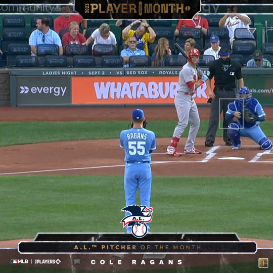 Cole Ragans - AL Pitcher of the Month (August)
