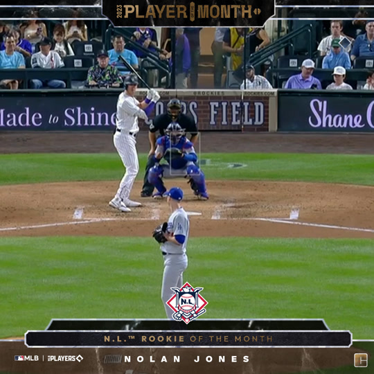 Nolan Jones - NL Rookie of the Month (September)