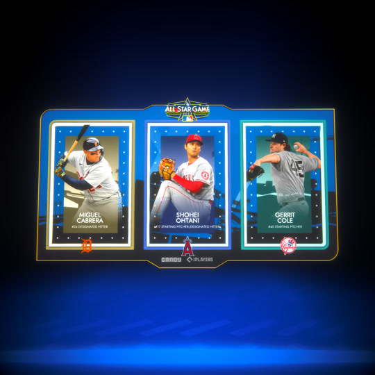 2022 Tricon Cabrera Ohtani Cole