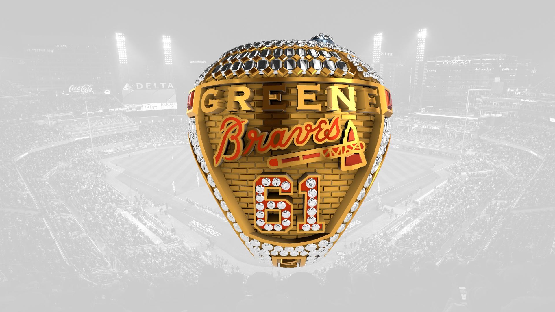 2021 Braves World Series Ring - Shane Greene