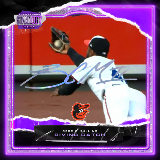 Cedric Mullins - Diving Catch