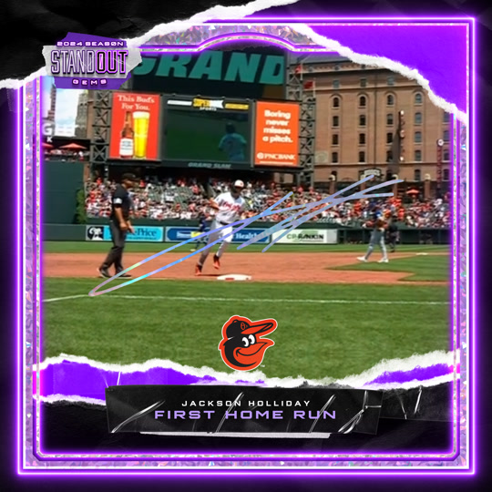 Jackson Holliday - First MLB Home Run
