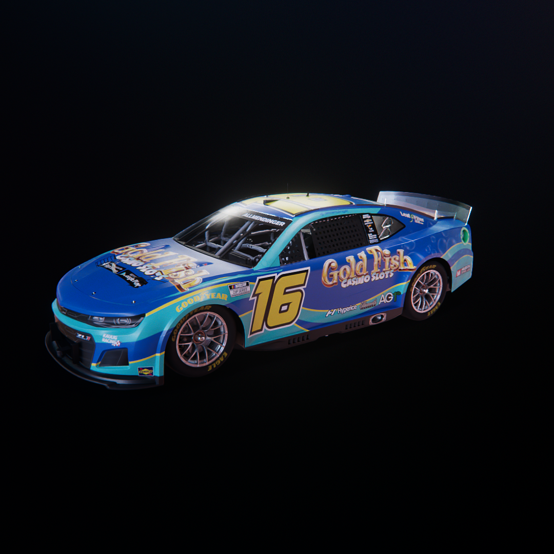 #16 A.J. Allmendinger 2022 Digi-Cast Gold Fish
