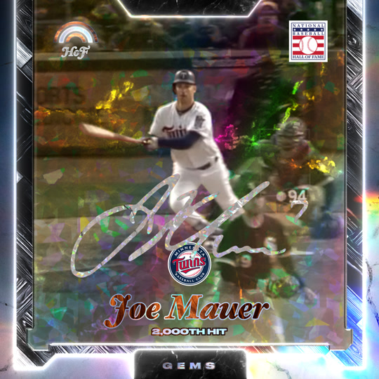 Joe Mauer - 2,000th Hit - Rainbow Chaser