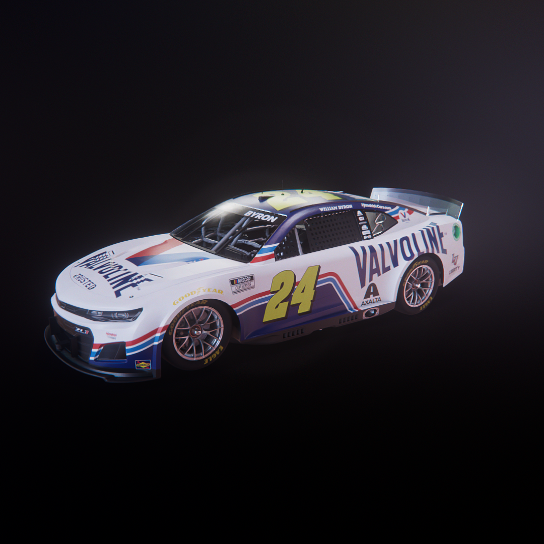#24 William Byron 2022 Digi-Cast Valvoline