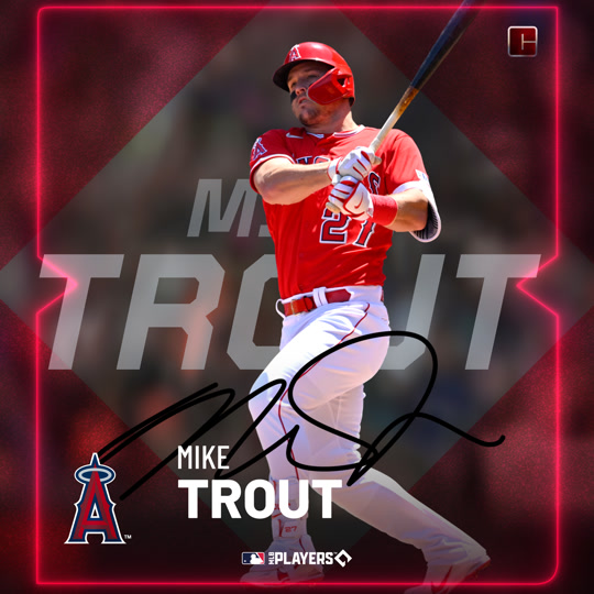 Mike Trout- Present Insert