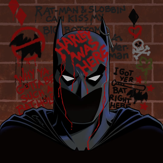 Bat Cowl - Amanda Conner