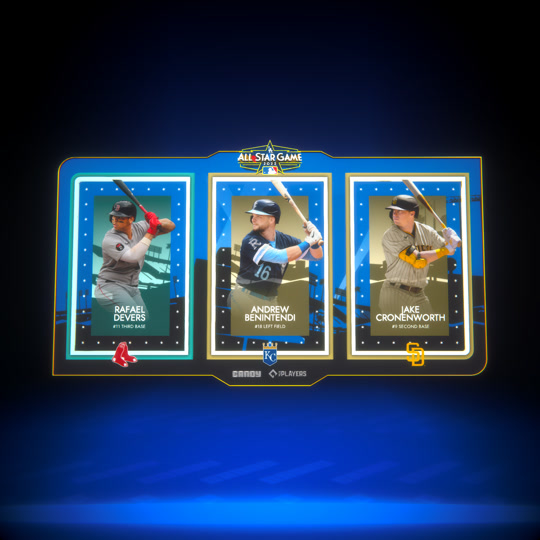 2022 Tricon Devers Benintendi Cronenworth