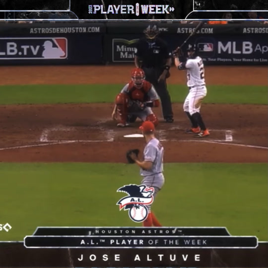 Jose Altuve - AL Player of the Week (August)