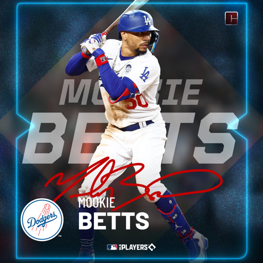 Mookie Betts- Present Insert