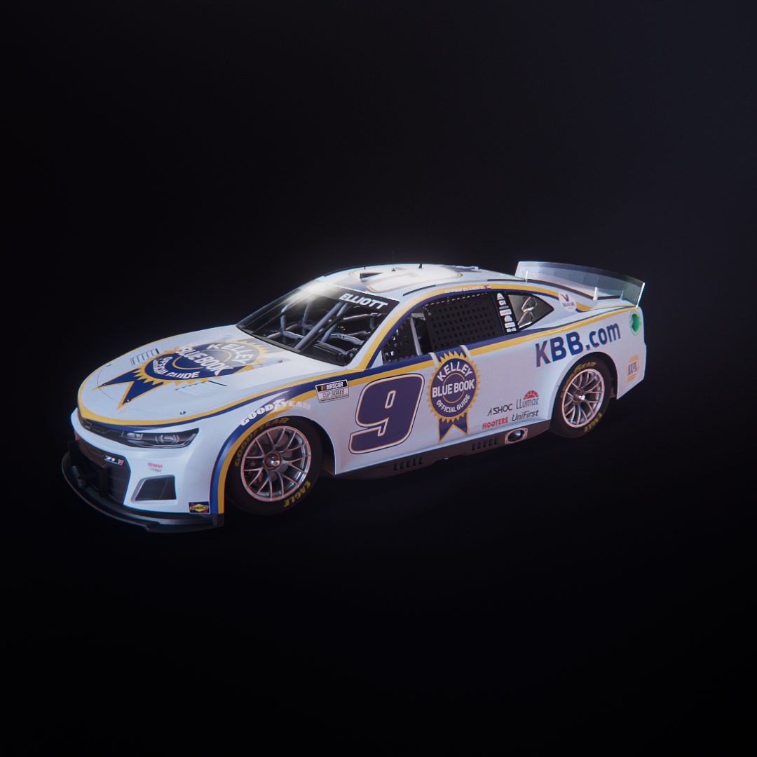 #9 Chase Elliott 2022 Digi-Cast Kelly Blue Book