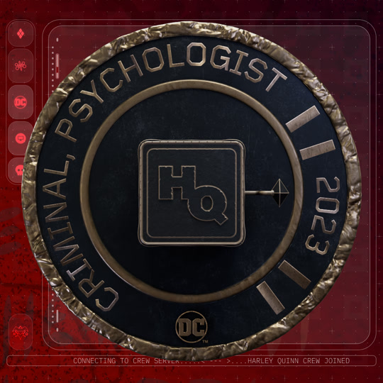 Harley Quinn Crew Rank: Circle A’ Trust - Criminal, Psychologist