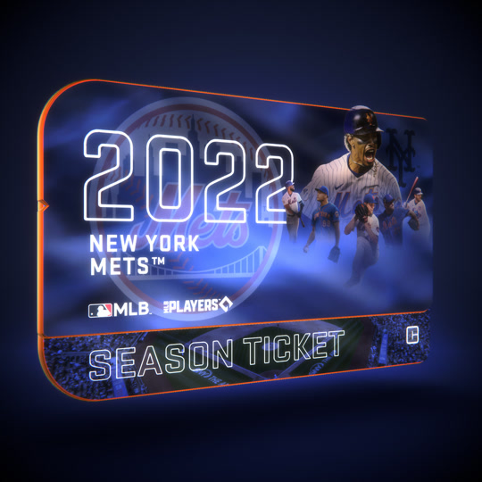 2022 New York Mets Season Ticket Collectible