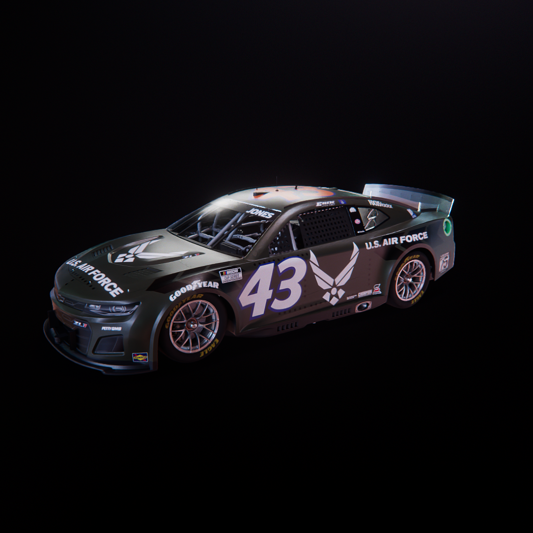 #43 Erik Jones 2022 Digi-Cast USAF