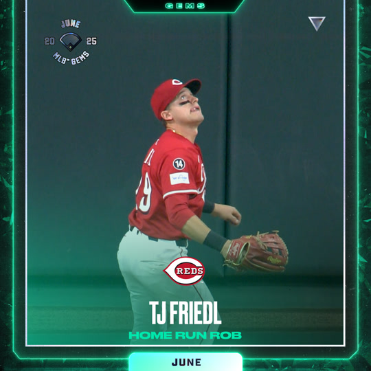TJ Friedl - Home Run Rob
