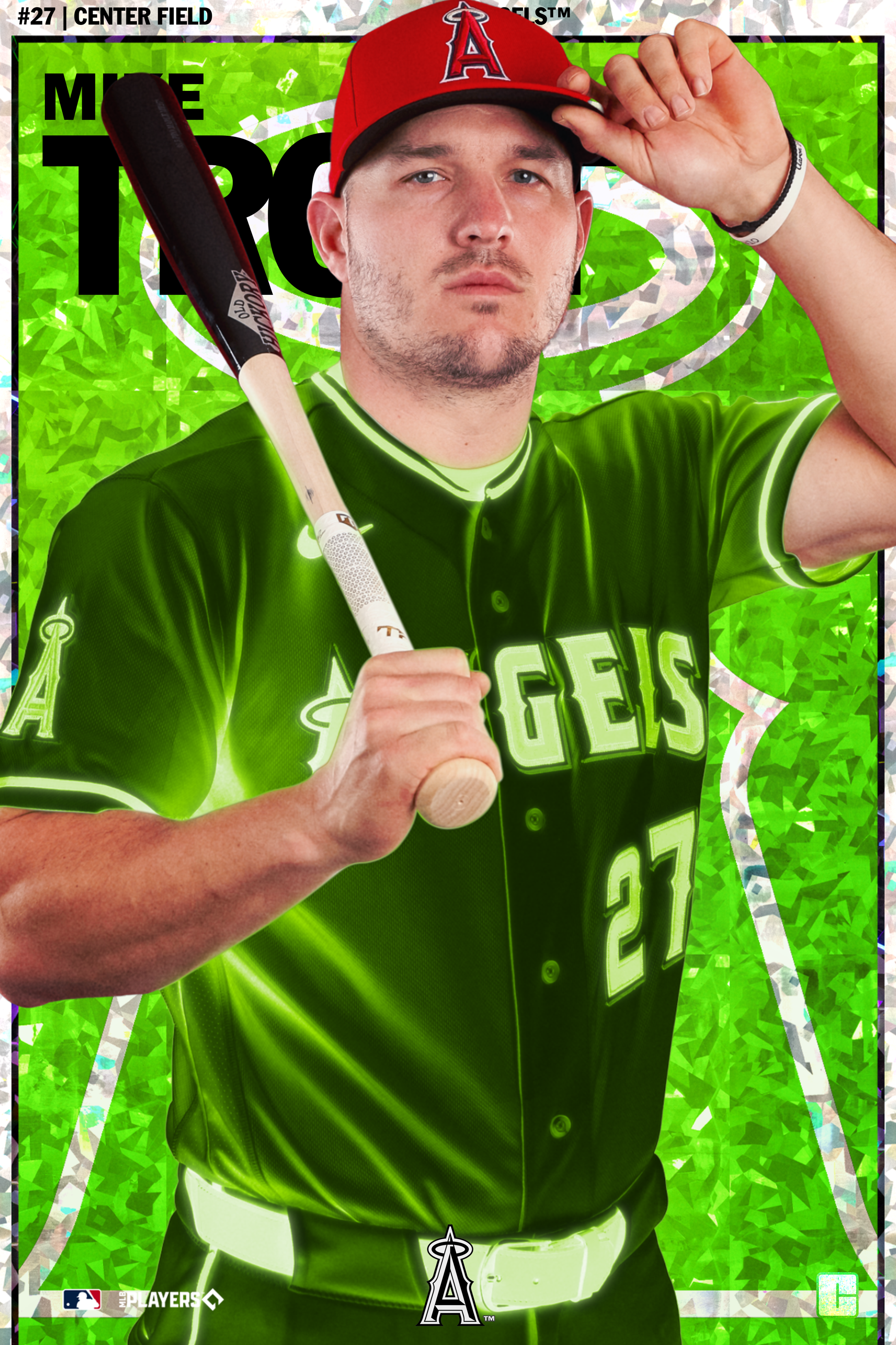 Mike Trout - GREEN